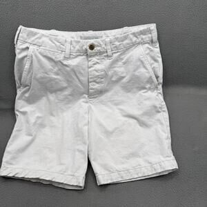 Outerknown Shorts Mens 31 White Chino Organic Cotton 9 Inseam‎ Casual Summer